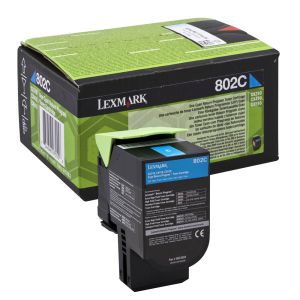 Оригинална тонер касета LEXMARK 80C20C0 (Cyan)