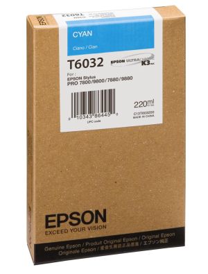 Мастилена касета EPSON T6032 Cyan
