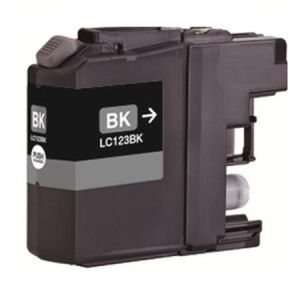 Съвместима мастилена касета LC123BK Black