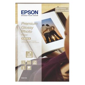 Фотохартия EPSON C13S042153 Premium Glossy Photo Paper, 100 x 150 mm, 255g/m², 40 Sheets