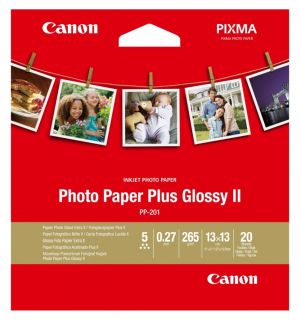 Canon Plus Glossy II PP-201, 13x13 cm, 20 sheets