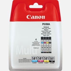 Комплект 4бр. мастилени касети Canon CLI-581 Multi pack (2103C004AA)