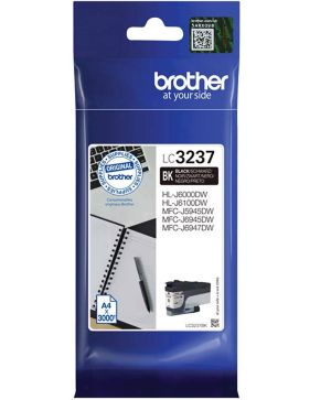 Мастилена касета BROTHER LC3237BK Black
