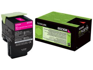 Оригинална тонер касета LEXMARK 802XM 80C2XM0 (Magenta)