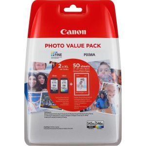 Комплект 2бр. мастилени касети Canon PG-545XL / CL-546XL Photo Value Pack (8286B006AA)