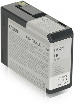 Мастилена касета EPSON T5807 Light Black