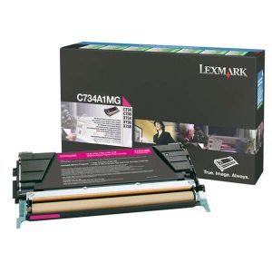 Оригинална тонер касета LEXMARK C734A1MG (Magenta)