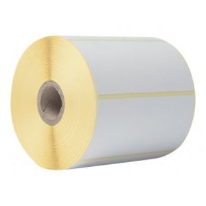 White Paper Label Roll Brother BDE-1J050102-102, 1050 labels per roll, 102x50 mm