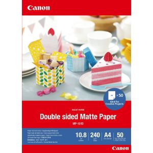 Фотохартия Canon Double Sided Matte Paper MP-101D, A4, 50 sheets, 4076C005AA
