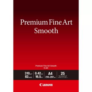 Фотохартия Canon Fine Art Smooth Paper FA-SM1, A4, 25 sheets, 1711C001AA