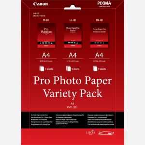 Фотохартия Canon Pro Photo Paper Variety Pack PVP-201, A4, 15 sheets, 6211B021AA