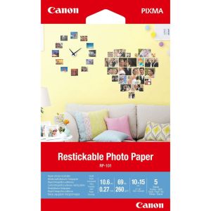 Фотохартия Canon Restickable Photo Paper RP-101, 10x15 cm, 5 sheets, 3635C002AA