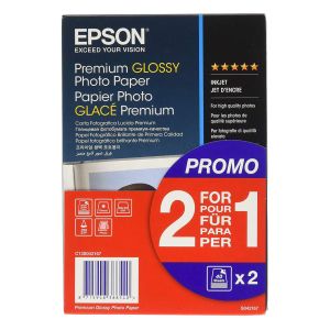 Фотохартия EPSON C13S042167 Premium Glossy Photo Paper, 100 x 150 mm, 255g/m2, 80 sheet