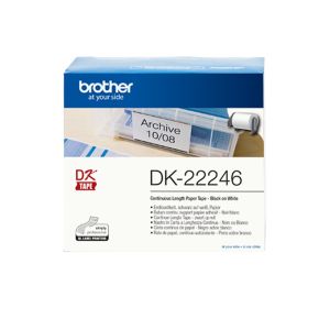 White Continuous Length Paper Tape Brother DK-22246