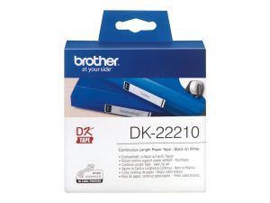 Roll White Continuous Length Paper Tape Brother DK-22210