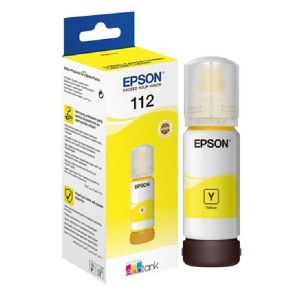Бутилка с мастило EPSON 112 EcoTank Yellow (C13T06C44A)