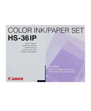 Canon Color Ink/Paper set HS-36IP, HS36IP (4x6"/10x15cm), 36 sheets, 1996A003AA