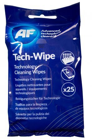 Навлажнени почистващи кърпи за смартфони 25 бр. в пакет AF MTW025P