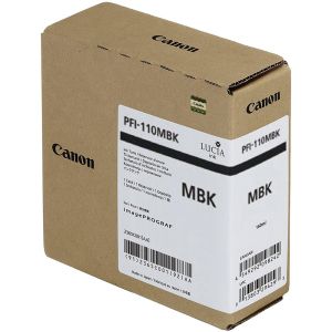Мастилена касета CANON PFI-110MBK Matte Black, 2363C001AA