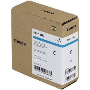 Мастилена касета CANON PFI-110C Cyan, 2365C001AA