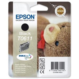 Мастилена касета EPSON T0611 Black