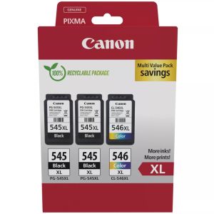 Комплект 3бр. мастилени касети 2 x Canon PG-545XL / CL-546XL Multi Pack 8286B013AA