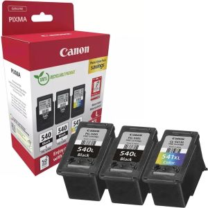 Комплект 3бр. мастилени касети Canon PG-540L x2 / CL-541XL Photo Value Pack 5224B015AA