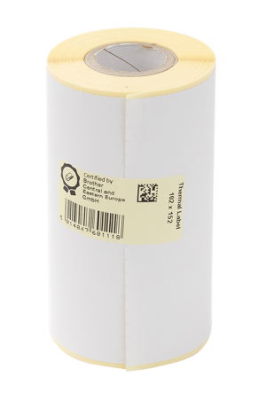 Brother Thermal Label 102x152mm, 90 labels, LDE1E152102058P