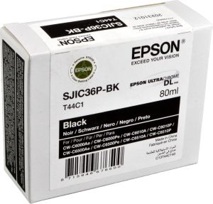 Мастилена касета Epson SJIC36P-BK Black C13T44C140