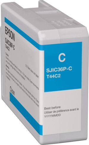 Мастилена касета Epson SJIC36P-C Cyan C13T44C240