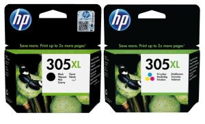 Комплект 2 мастилени касети HP 305XL Black / Tri-Color