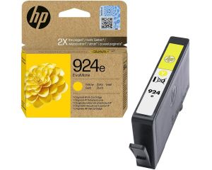 Мастилена касета HP 924e EvoMore Yellow, 4K0U9NE